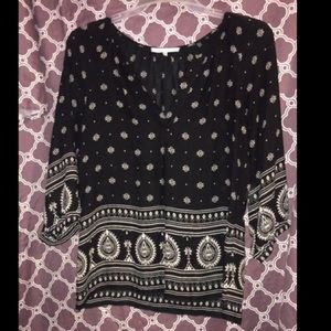 Violet + claire black shirt